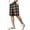 Yellow@GC@, variant on CONZONE Men'S Baggy Plaid Shorts Elastic Waist Drawstring Summer Shorts For Men Casual Graphic Lightweight Shorts With Pockets
