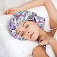 thumbnail image 6 of Logiee Eiffel Tower and Hearts Print Silk Bonnet Satin Bonnet for Sleeping Women and Men,Double Layer Hair Bonnet for Curly Braids Hair, 6 of 6
