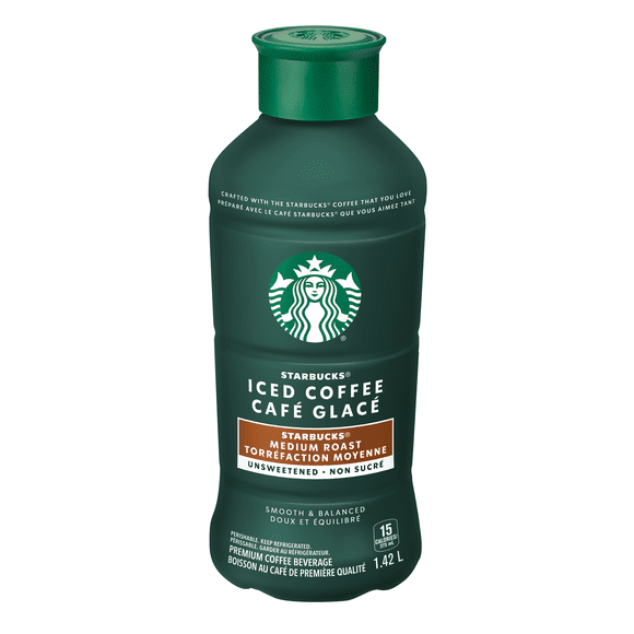 Starbucks Café Glacé Torréfaction Moyenne Non Sucré, Bouteille