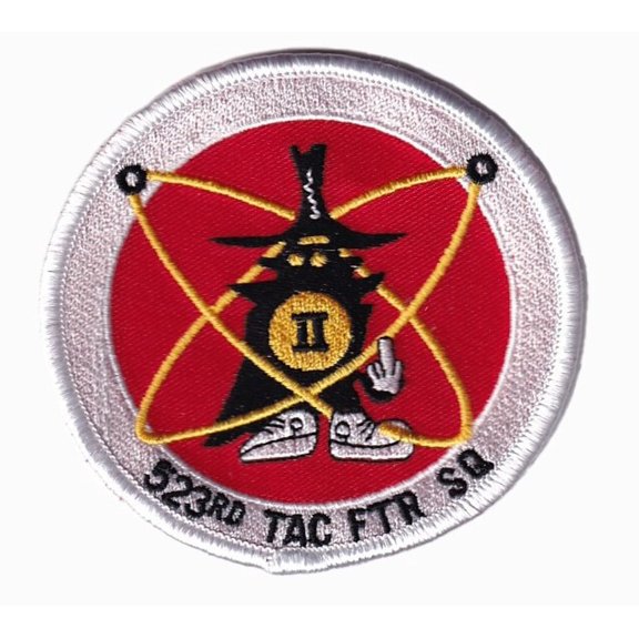 523rd Tactical Fighter Squadron Patch - Sew On, 3.5