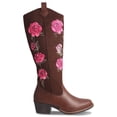 thumbnail image 2 of Bota Vaquera Larga para Mujer Dominiq Mod. 1151 Bordado de Rosas, 2 of 5