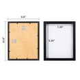 thumbnail image 5 of DEMAIKE 8x8 Shadow Box Picture Frame 3-Pack Wood 3D Picture Frame with Glass Cover Display Case for Medals, Wedding Memories, Tickets, and Photos, Black, 5 of 8