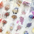 thumbnail image 3 of Juego de Cintas PET, 4 Rollos de Material Efímero Escénico para Diarios Basura, Álbumes de Recortes, Manualidades y Proyectos de Bricolaje Serie Bouquet para You, 3 of 7