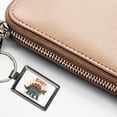 thumbnail image 5 of Stegosaurus Roar Text Dinosaur Fun Metal Rectangle Keychain, 5 of 7