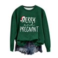thumbnail image 2 of EGNMCR Chandail en Molleton de Noël Col Rond Imprimé Ample Manches Longues Sans Capuche, 2 of 4