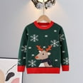 thumbnail image 5 of Uxgjfwu Christmas Sweaters for Big Boys and Girls Winter Warm Sweater Kids Chunky Round Neckline Pullover Tops Pattern Shirts, 5 of 8
