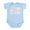 Sky Blue, variant on CafePress - Infant Creeper Veni Vidi Vici - Baby Light Bodysuit, Size Newborn - 24 Months