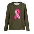 Breast Cancer Awareness Shirts for Women 2024 October Pink Ribbon Print