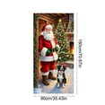 thumbnail image 6 of YZEGDCH Privacy Door Curtain， Christmas Fabric Front Door Banner, Outdoor Indoor Home Party Decoration Supplies, On End of Year!, 6 of 6