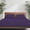 Purple, variant on 3 Piece Sheet Set, Cooling Sheets, 100% Rayon Derived from Bamboo, Breathable & Soft Queen Size Bed Set, Deep Pocket Up to 12", Hotel Luxury Silky Bedding Sheets, Beige