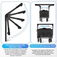 thumbnail image 4 of Accesorio para Manija de Carro, Manija de Empuje Ajustable para Marcos Redondos/Cuadrados, Compatible con Carros de Empuje y Equipos de Carritos., 4 of 5