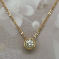 thumbnail image 2 of Solid 14K Yellow Gold Over 2.00 Ct Diamond Round Cut Solitaire Pendant Necklace, 2 of 2