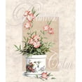 thumbnail image 2 of Unknown 26x30 Black Ornate Wood Framed with Double Matting Museum Art Print Titled - Primrose, 2 of 4