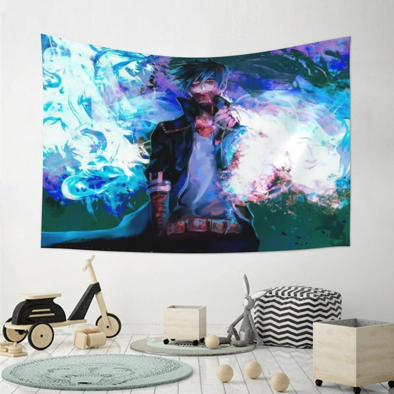 My Hero Academia Dabi Tapestry Wall Hanging Home Decoration Wall Blanket Dormitory Living Room Bedroom Backdrop Poster 60x40inch