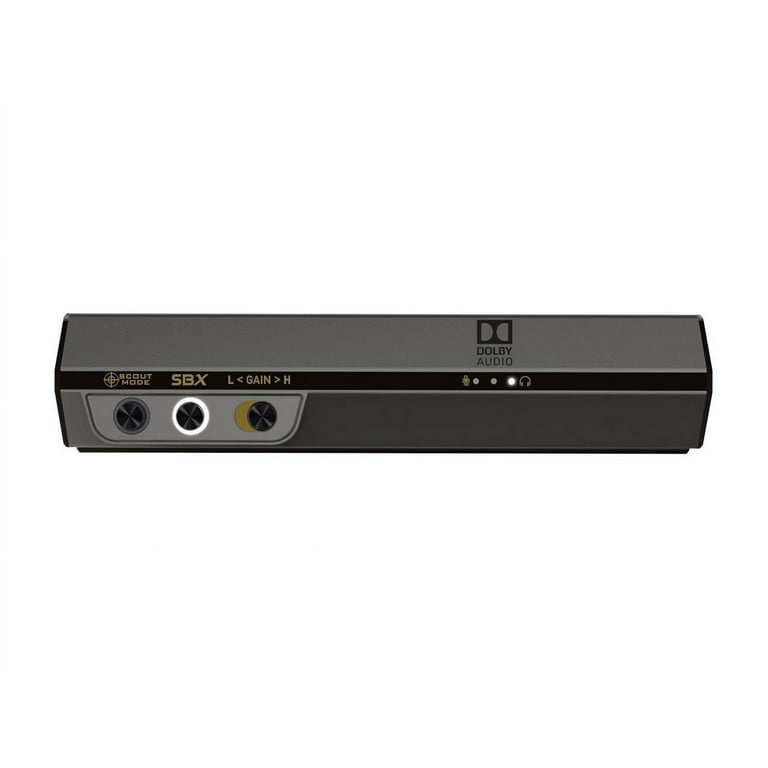 Sound BlasterX G6 External Sound Card - 32 bit DAC, 7.1 Sound BlasterX G6 External Sound Card - 32 bit DAC, 7.1