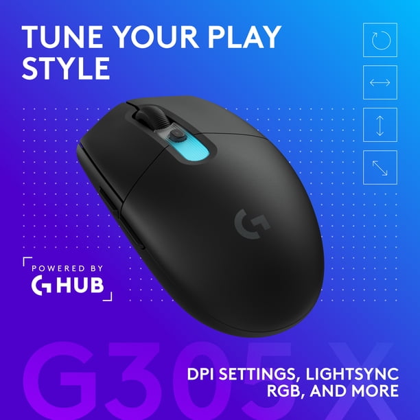 Logitech G305 X Superlight Wireless Gaming Mouse, Lightweight 59 g
