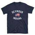 thumbnail image 1 of Seymour Indiana Patriot Men's Cotton T-Shirt, 1 of 1