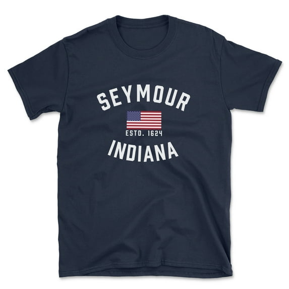 Seymour Indiana Patriot Men's Cotton T-Shirt