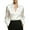 White, variant on MXUIKV Womens Sweaters Long Sleeve V Neck Slim Strtchable Women Sexy Tops Tunic Fitted Casual Shirts for Women Fall Winter Trendy
