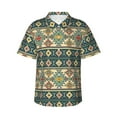 thumbnail image 2 of Yiaed Traditional Tribal Aztec1 Print Hawaiian Shirt for Men Short Sleeve Button Down Shirts Beach Shirts for Men-Medium, 2 of 5