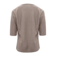 thumbnail image 6 of QASIEATN Women's Short Sleeve Structure Breathable Plain Sports Shirt for Tennis Summer Fitness Casual Business Top, 6 of 6