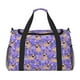 thumbnail image 1 of Disketp Pugs and Flowers Bolsa de Viaje Tipo Duffle, Bolso de Mano para Fin de Semana para Mujer, Bolsa de Gimnasio Ligera para Hombre, Esencial para Viajes, 1 of 7
