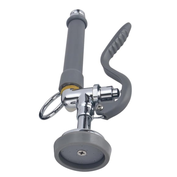 Rociador de cabezal de enjuague para fregadero de cocina, aplicable para limpiar áreas grandes. Gris 0.5 pulgadas macho