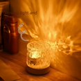 thumbnail image 2 of Lámpara de noche colorida con forma de onda de agua, regalo de Tanabata, lámpara de ambiente giratorio, lámpara de cristal de mesita de noche de bajo consumo, 2 of 3