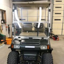 Folding Clear Windshield For Club Car DS 1982-2000.5 1989 Golf Cart