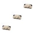thumbnail image 2 of Sidaley Funda de cuero con clip para gafas de sol para coche, soporte de montaje interior, color beige Type1 NO1, 2 of 6