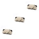 thumbnail image 5 of Funda de Cuero Speravity con Clip para gafas de sombra de sol para coche Interior de automóvil universal color Beige, 5 of 6