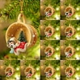 thumbnail image 3 of KCEHTA Animal Christmas Ornaments, Animal Ornaments for Christmas Tree, Double-Sided Print Christmas Animal Ornaments, Animal Christmas Tree Ornaments for Christmas Birthday Party Decorations, 3 of 6