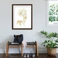 thumbnail image 3 of Art.com Gilded Botanical VII Art Print by Wild Apple Portfolio, Brown Frame Wall Art, 32" x 40", 3 of 5