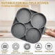 thumbnail image 3 of Egg Pan, Non-Stick Pancake Pan Egg Pan with 4 Hole Fried Egg Pancake Maker, 3 of 5