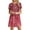 A Red, variant on Dress Sundresses Swimsuit Coverup Womens Casual Printed Short Sleeve Round Neck Ladies Dress Gold Xxl