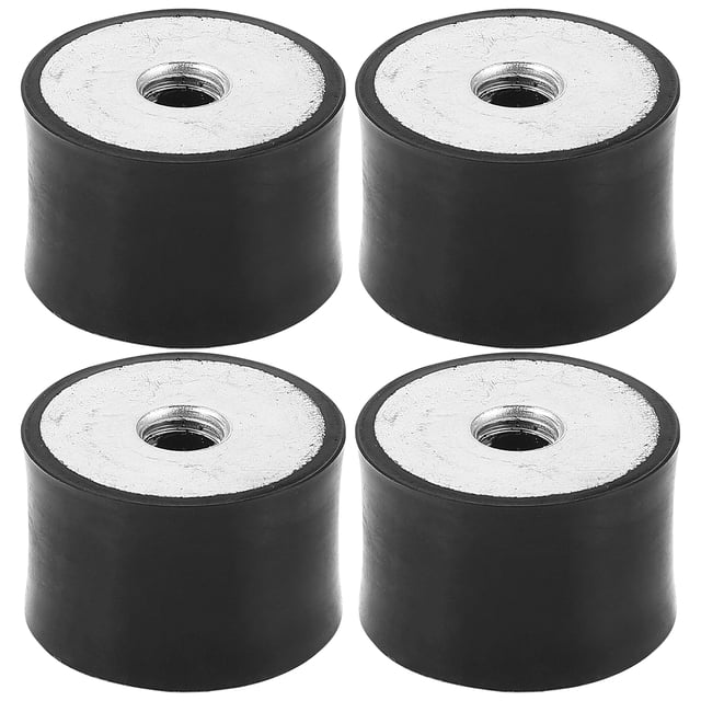 4pcs Tampons d'Isolation de Vibration de Compresseur d'Amortisseur Caoutchouc Tampons Anti-Vibration