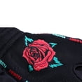 thumbnail image 4 of Fluory Muay Thai Boxing Shorts Colorful Line Rose Embroidery Women's Fitness Gym Sportswear Active Wear Casual Pants, 4 of 5