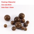thumbnail image 1 of 20-500 unids/lote 12mm Vintage Natural gran agujero cuentas de madera para collar pulsera dijes para Diy joyería hacer accesorios para el cabello Tan Jianjun unisex, 1 of 2
