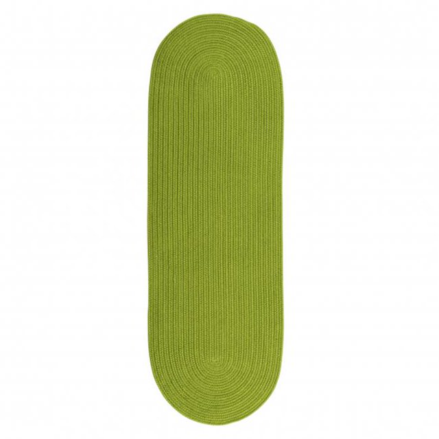 Colonial Mills MI65R024X108 2 x 9 ft. Marys Isle Oval Runner Rug, Light Green