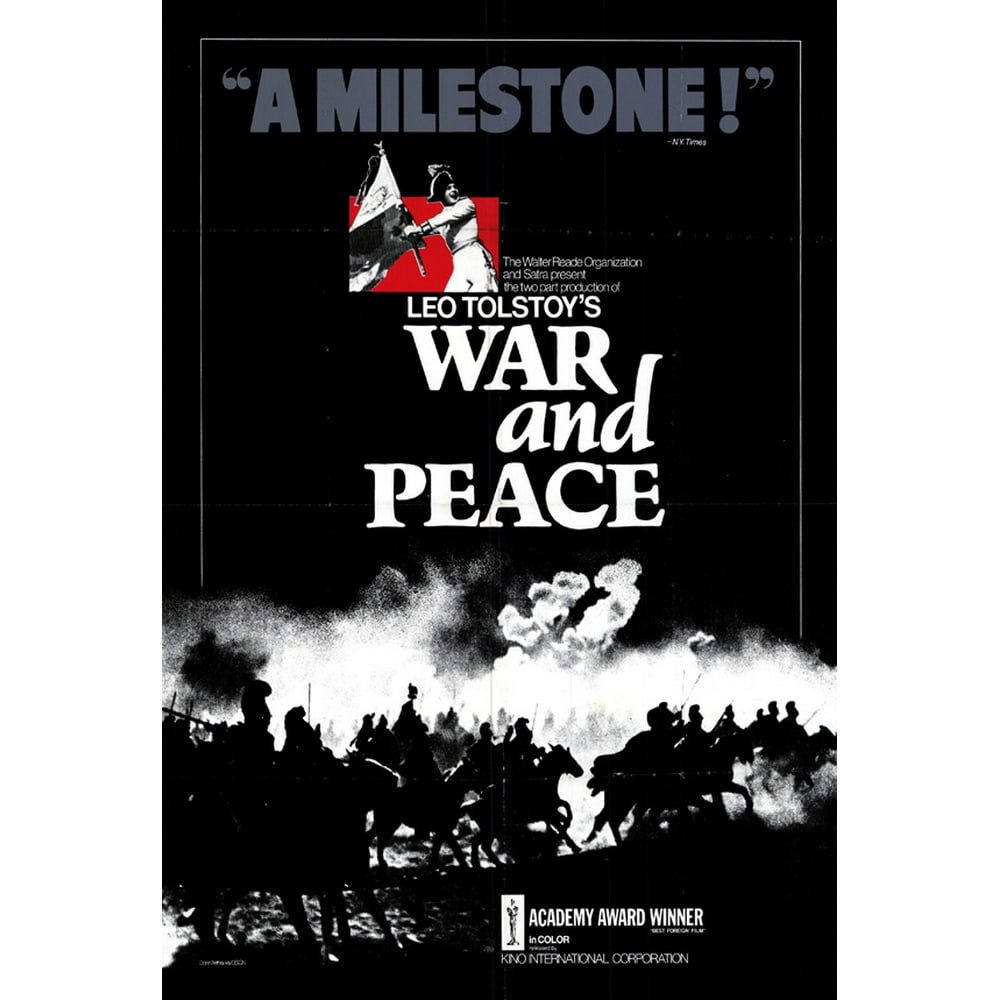War And Peace Movie POSTER Style A 27 X 40 1968 Walmart War and peace movie poster style a 27 x 40 1968 walmart