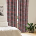 thumbnail image 2 of Ambesonne Colorful Curtains, Woman Kisses Lipstick Art, Pair of 28"x63", Black and Red, 2 of 5