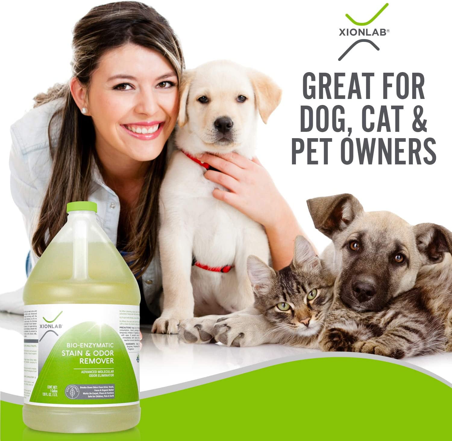 Charlie & Max Odor Eliminator for Strong Odor Enzyme Cleaner for Dog Urine and Poop, Cat Urine Enzyme Cleaner Destroyer Profe