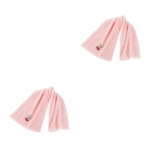 Toalla deportiva absorbente Billuyoard plegable portátil 2Conjunto Rosa