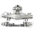 thumbnail image 1 of Ounissouiy RCGOFFLOW, carcasa del eje trasero, pieza de coche RC, mejora de la carcasa del eje trasero Rc para camiones monstruo LOSI LMT 1/8, Kits de construcción modelo Plata, 1 of 6