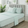 thumbnail image 4 of Mainstays 7-Piece Reversible Bed in a Bag Comforter Set with Sheets, Sage, Queen, 4 of 12