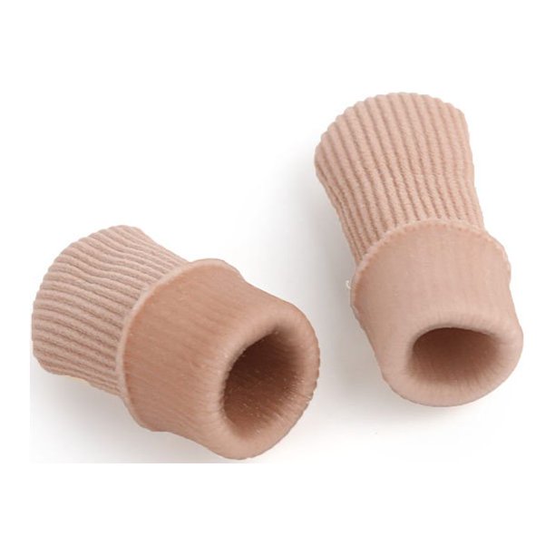 Paquete de 6 tapas para los dedos de los pies, protectores de mangas de tela para la superficie de los dedos cerrados con forro de gel, evitan el alivio del dolor para los callos, las ampoll