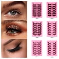 thumbnail image 1 of Fiudx Ofertas Flash Del Día Pares De Pelos De Visón De Alta Imitación, Pestañas Postizas, Pelos Gruesos Y Rizados, Pestañas Injertadas, 1 of 3