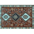 thumbnail image 1 of Ahgly Company Indoor Rectangle Persian Light Blue Traditional Area Rugs, 2' x 5', 1 of 4
