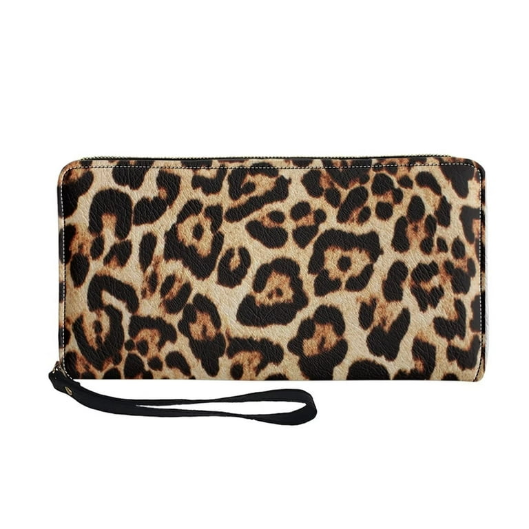 Womens leopard online print purse