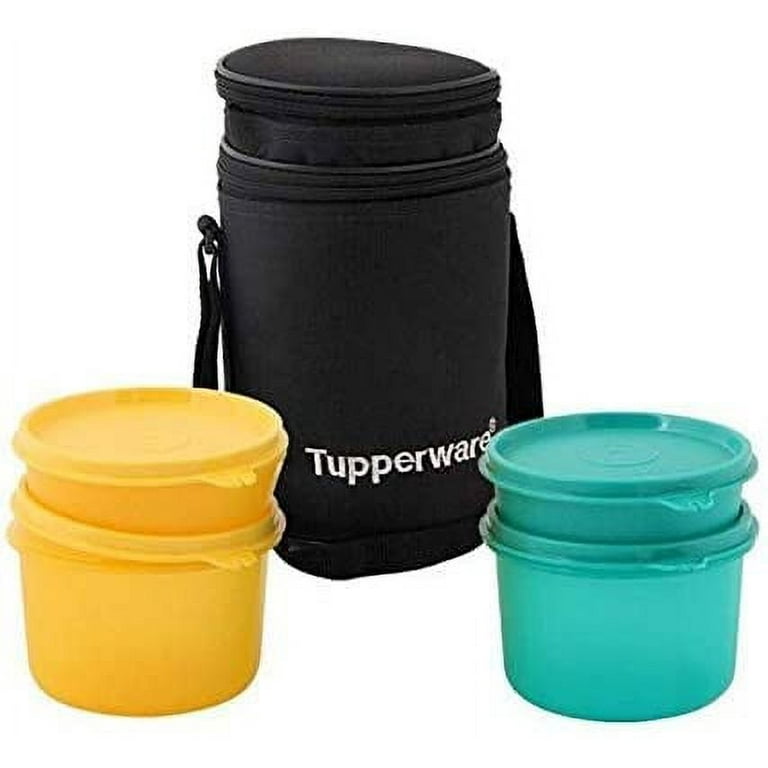 Tupperware lunch box with two floors and ECO bottle that can be used or  abandoned according to need. Lunch box large size, very practical,…